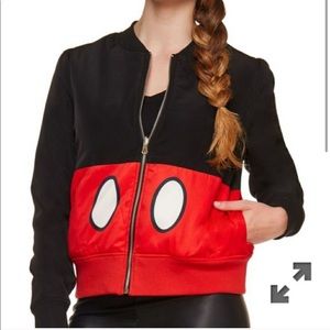 Mickey and Minnie Mouse reversible bomber jacket